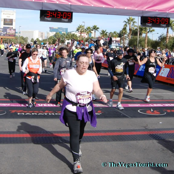 sazzy does the Las Vegas Marathon, the vegas tourist tours