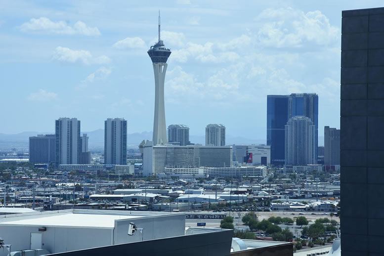 The Las Vegas Skyline from Las Vegas Markets