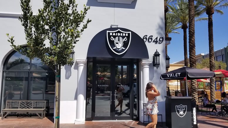 The Raider Nation Store in Las Vegas