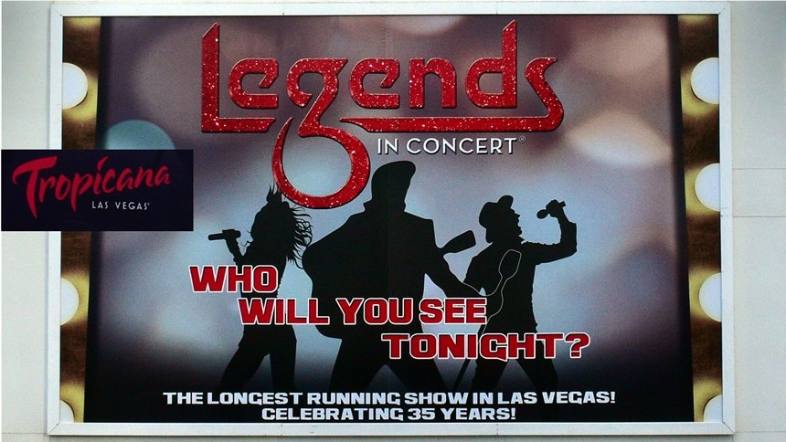 Legens in COncert Opens at Tropicana Las Vegas
