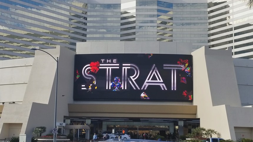 The Stratosphere is now called the Strat