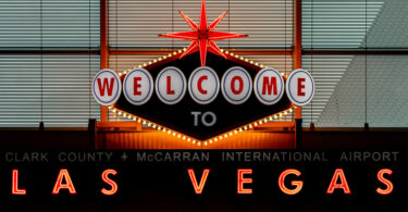 Las Vegas Airport welcome sign