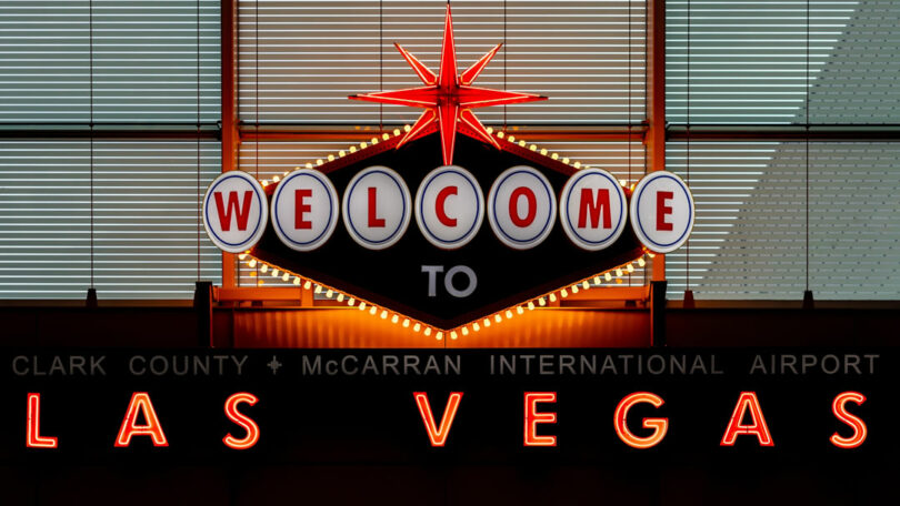 Las Vegas Airport welcome sign